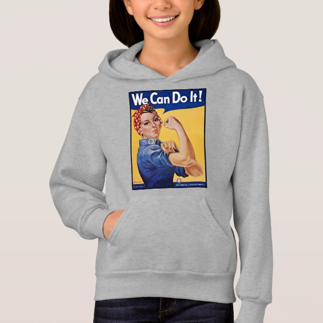 Camiseta Rosie the Riveter: Forte Empoderamento feminino (Frente)