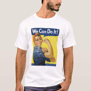 Camiseta Rosie the Riveter Unedited Vintage Photos Old Aest