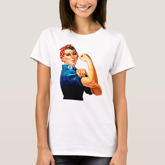 Camiseta Rosie the Riveter We Can Do It (Frente)