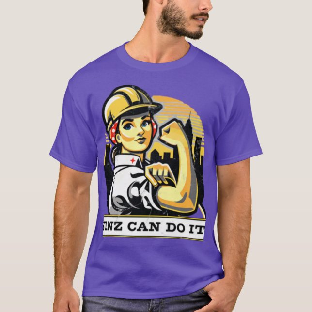 Camiseta Rosie the Steel Worker (Frente)