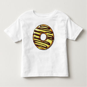 Camiseta Rosquinha amarela, avelã, chocolate, gelado, Glacé