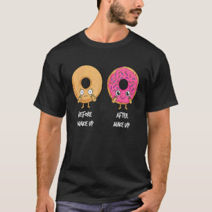 Camiseta Rosquinha Antes Do Makeup Sarcastic Doughnut Rápid