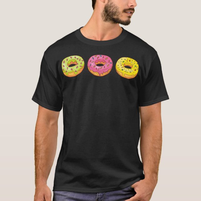Camiseta Rosquinha Bakery Cookie Candy Sweets Espaço de pre (Frente)