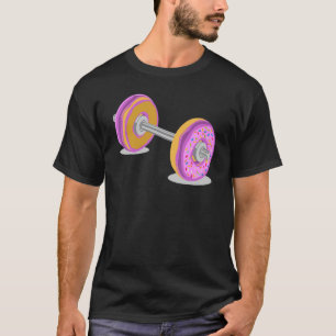 Camiseta Rosquinha Barbell Weightelevation Exercício Muscle
