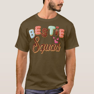 Camiseta Rosquinha Bestie Esquadrão Correspondente à Equipe