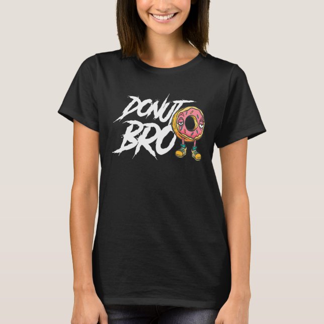 Camiseta Rosquinha Bro Comida Pun Foodie (Frente)