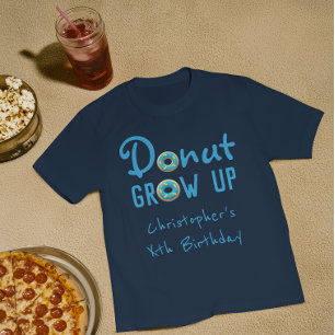 Camiseta Rosquinha Cresce Aniversário
