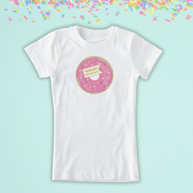 Camiseta Rosquinha de aniversário (Criador carregado)