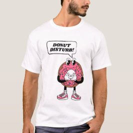 Camiseta Rosquinha de Cartoon Bonita, Tee | Foodie Gift