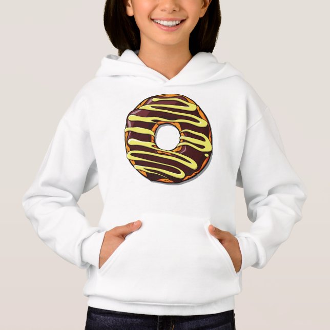 Camiseta Rosquinha de chocolate, donut, Glacé, Glazar, Icag (Frente)