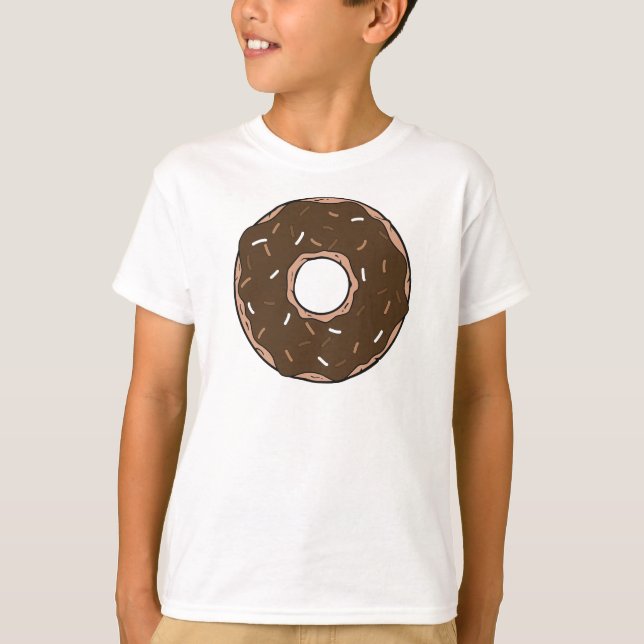 Camiseta Rosquinha De Chocolate, Noz-De-Obra, Grito, Glazz, (Frente)