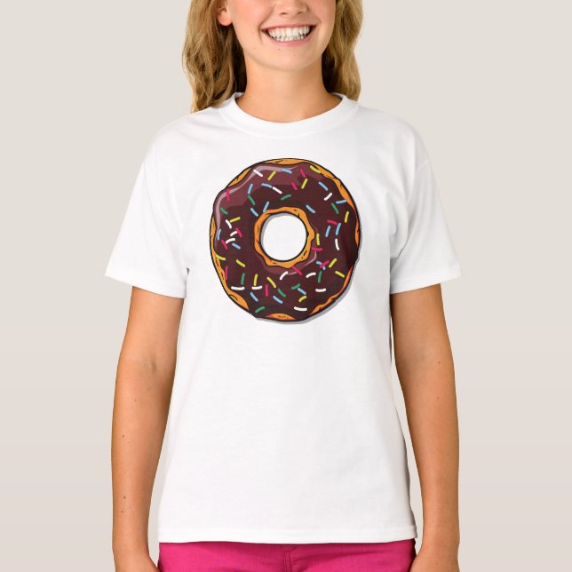Camiseta Rosquinha De Chocolate, Noz-De-Obra, Icagem, Espel (Frente)
