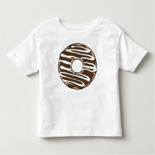 Camiseta Rosquinha De Chocolate, Noz, Icagem, Glacé, Glazar