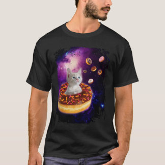 Camiseta Rosquinha de dentro de Gato Cortado no Espaço