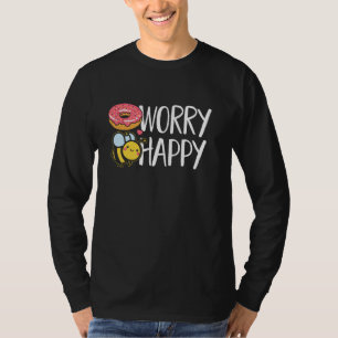 Camiseta Rosquinha de donut Preocupada Bebê Feliz Rosquinha