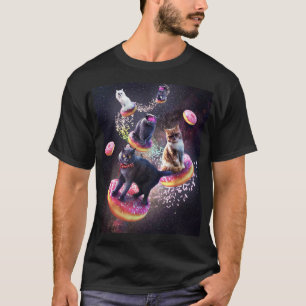 Camiseta Rosquinha de Gatos Galáxicos - Rosquinhas de Gatos