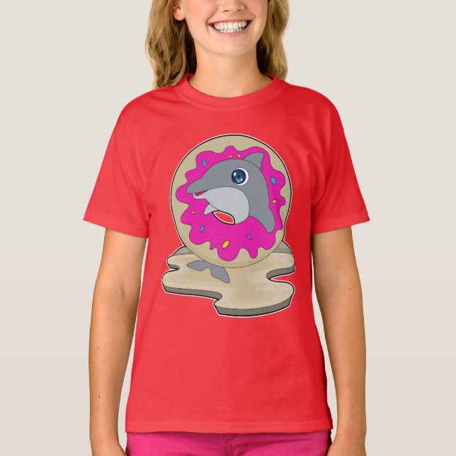 Camiseta Rosquinha de golfinhos (Frente)