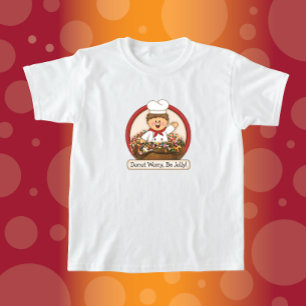 Camiseta Rosquinha de JollyKins Preocupada por ser alegre (