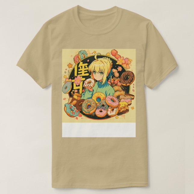 Camiseta rosquinha de sabre 1 (Frente do Design)