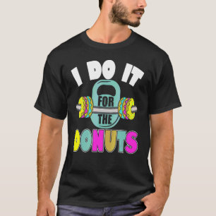 Camiseta Rosquinha De Sobremesa De Haltere Musculação Acade