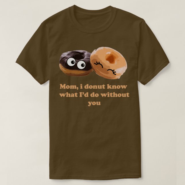 Camiseta rosquinha dia de as mães (Frente do Design)