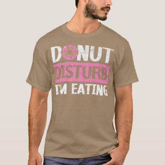 Camiseta Rosquinha Disturb Estou comendo Assar de Comida de