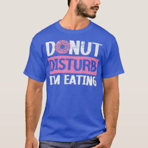 Camiseta Rosquinha Disturb Estou comendo Assar de Comida de
