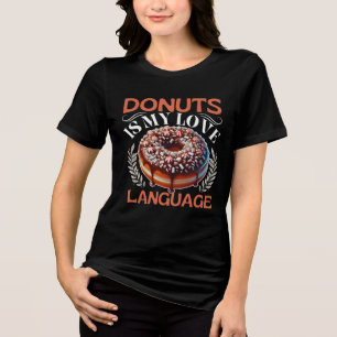 Camiseta rosquinha é minha língua de amor