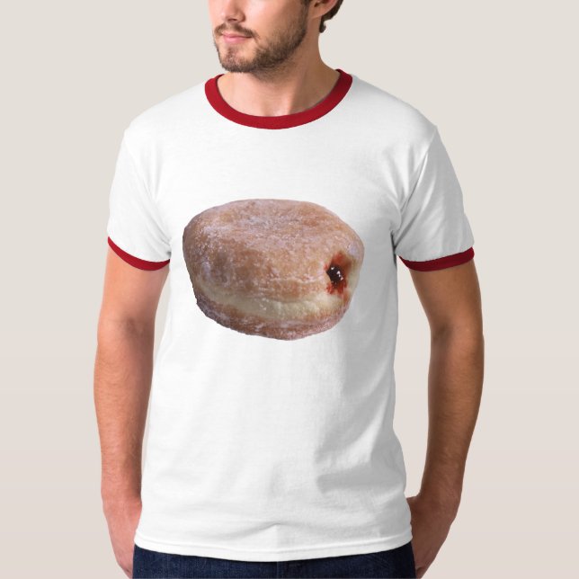Camiseta Rosquinha enchida geléia (Frente)