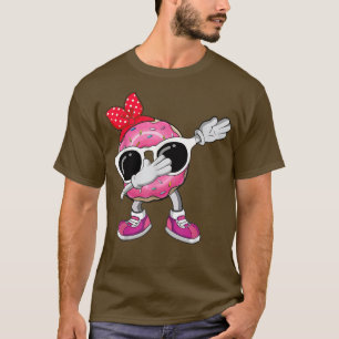 Camiseta Rosquinha Engraçada, Rosquinha, , Chocolate Rosa