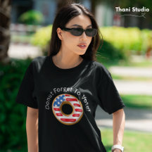 Rosquinha Engraçado Esqueça de Votar Escuro