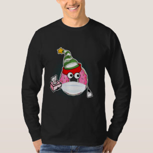 Camiseta Rosquinha Face Máscara de Natal