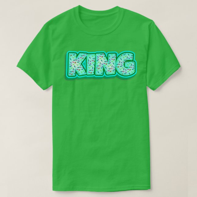 Camiseta Rosquinha King Baker Rosquinhas Lover Baking Royal (Frente do Design)