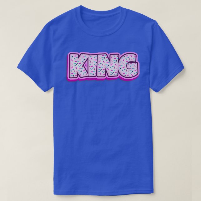 Camiseta Rosquinha King Baker Rosquinhas Lover Baking Royal (Frente do Design)