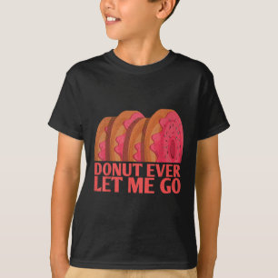 Camiseta Rosquinha Nunca Me Deixe Ir Design Casamento Para