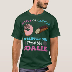 Camiseta Rosquinha ou Cannoli Sexo Engraçado Revela Gravide