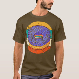 Camiseta Rosquinha padaria padaria retro de bolos de bolos