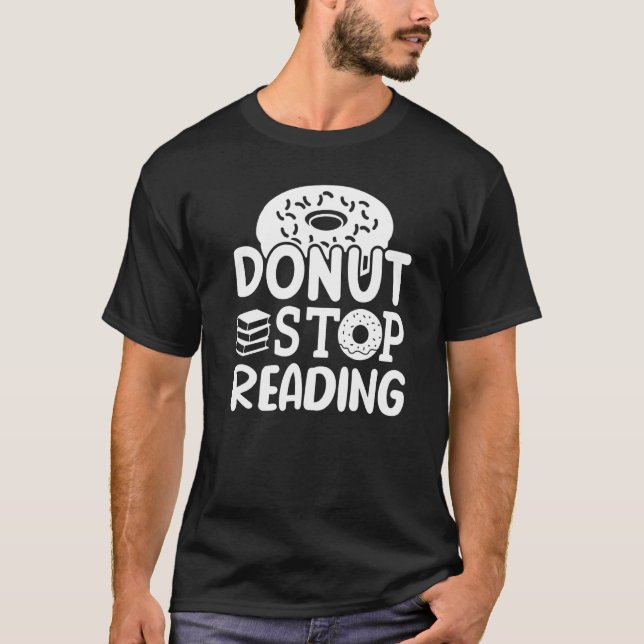 Camiseta Rosquinha Para De Ler Eu Adoro Ler É O Meu Livro (Frente)