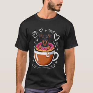 Camiseta Rosquinha Pinscher Miniatura Café