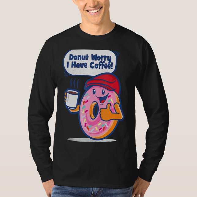 Camiseta Rosquinha Preocupada Eu Tenho Café (Frente)