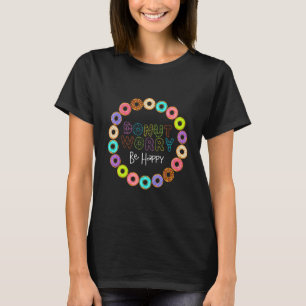 Camiseta Rosquinha Preocupada Rosquinha Feliz Homens Mulher