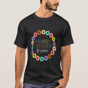 Camiseta Rosquinha Preocupada Rosquinha Feliz Homens Mulher