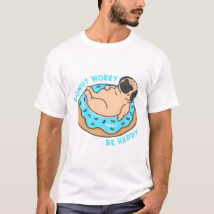 Camiseta Rosquinha Preocupada Seja Feliz