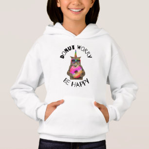 Camiseta Rosquinha Preocupada Ser Rosquinha Feliz Hoodie
