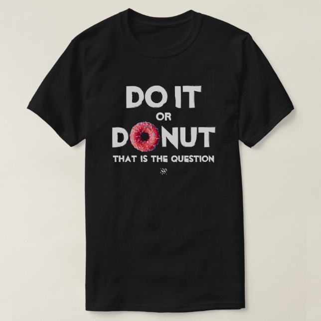 Camiseta Rosquinha pun v2.1 (Frente do Design)