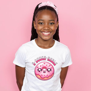 Camiseta Rosquinha Rosa Grátis Adorável Pia borrifar A-Doug