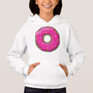 Camiseta Rosquinha Rosa, Nozes, Ícos, Prensas, Glacé