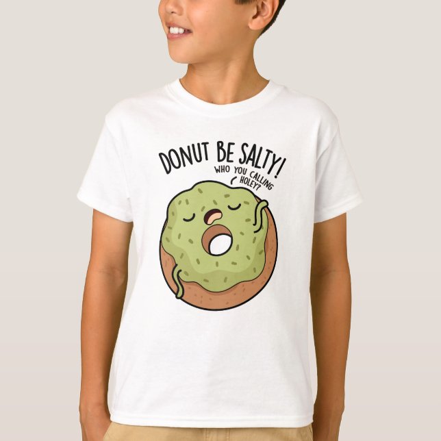 Camiseta Rosquinha Ser Salgada Rosquinha Engraçado (Frente)