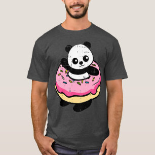 Camiseta Rosquinha Sprinkles Panda Bonita Comida de Noz Doc