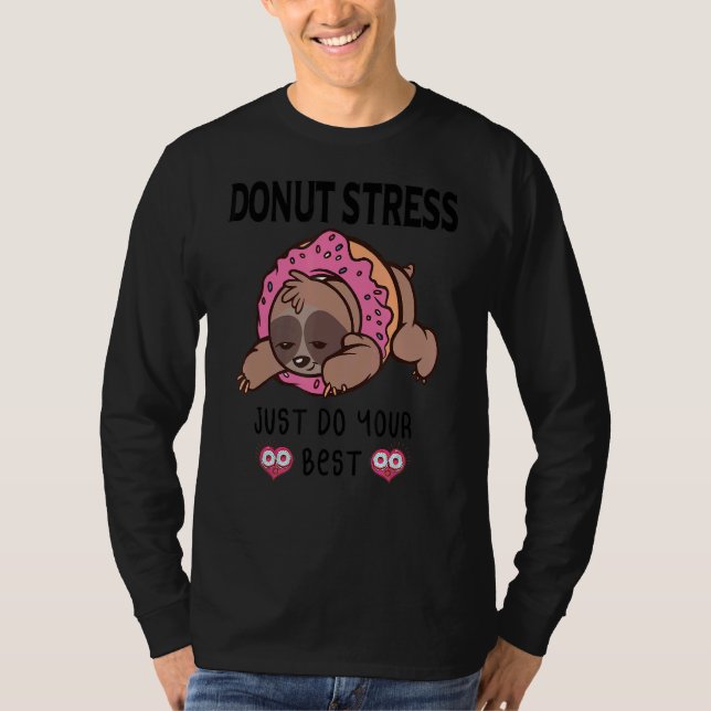 Camiseta Rosquinha Stress Faça o seu melhor (Frente)